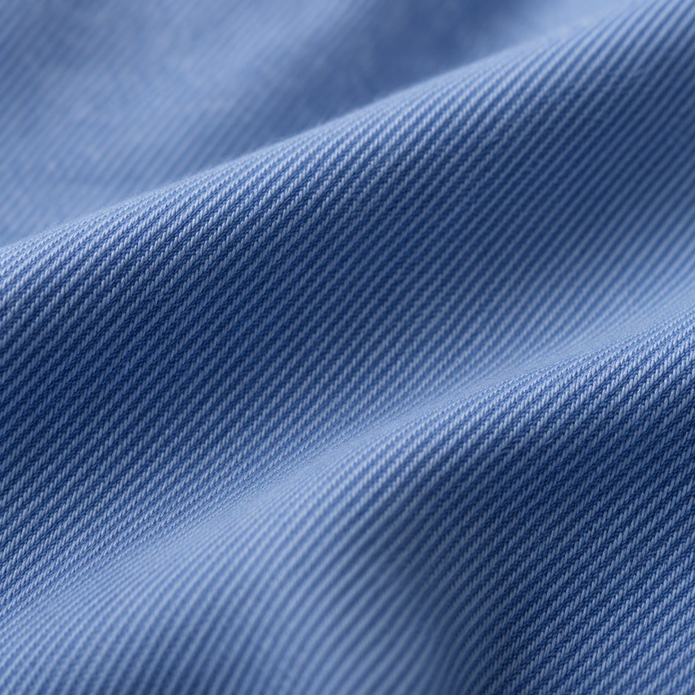 Close-up of a blue twill (illustration)