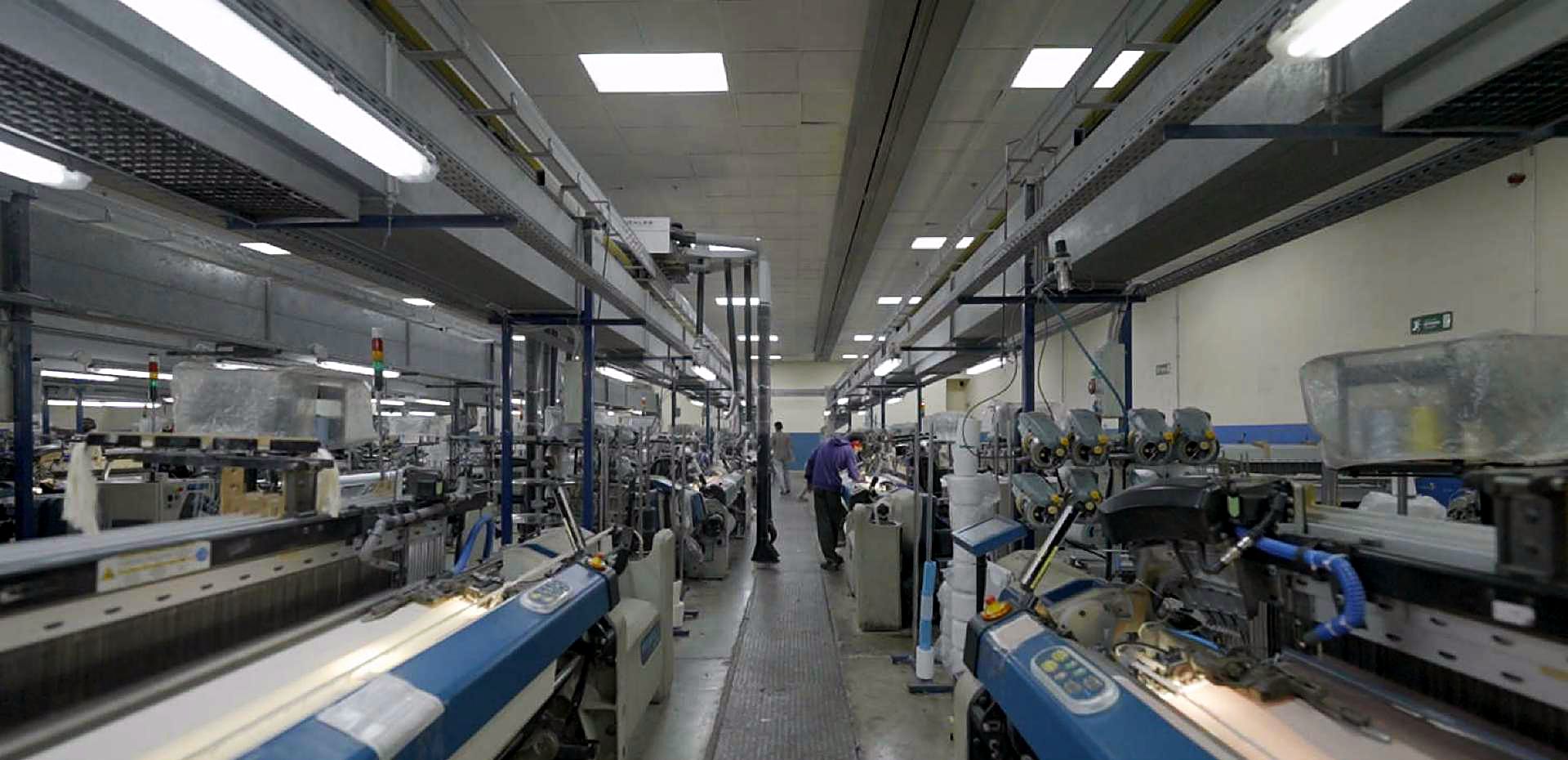 The weaving hall