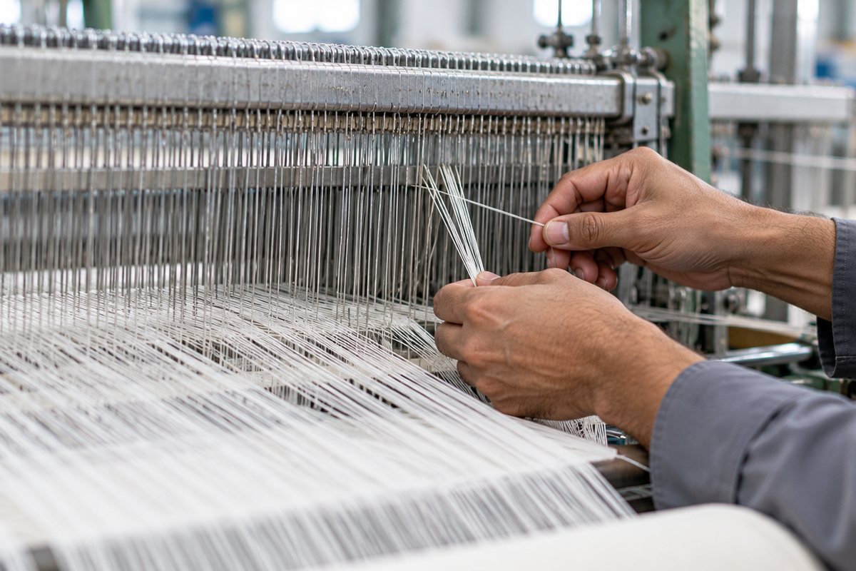 Drawing-in, Weaving, Wagdy Moamen